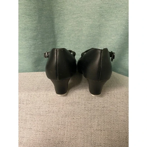 Theatricals T9800 Black Tap Shoes Mary Jane Character Heel Womens 7.5 M - Picture 7 of 9